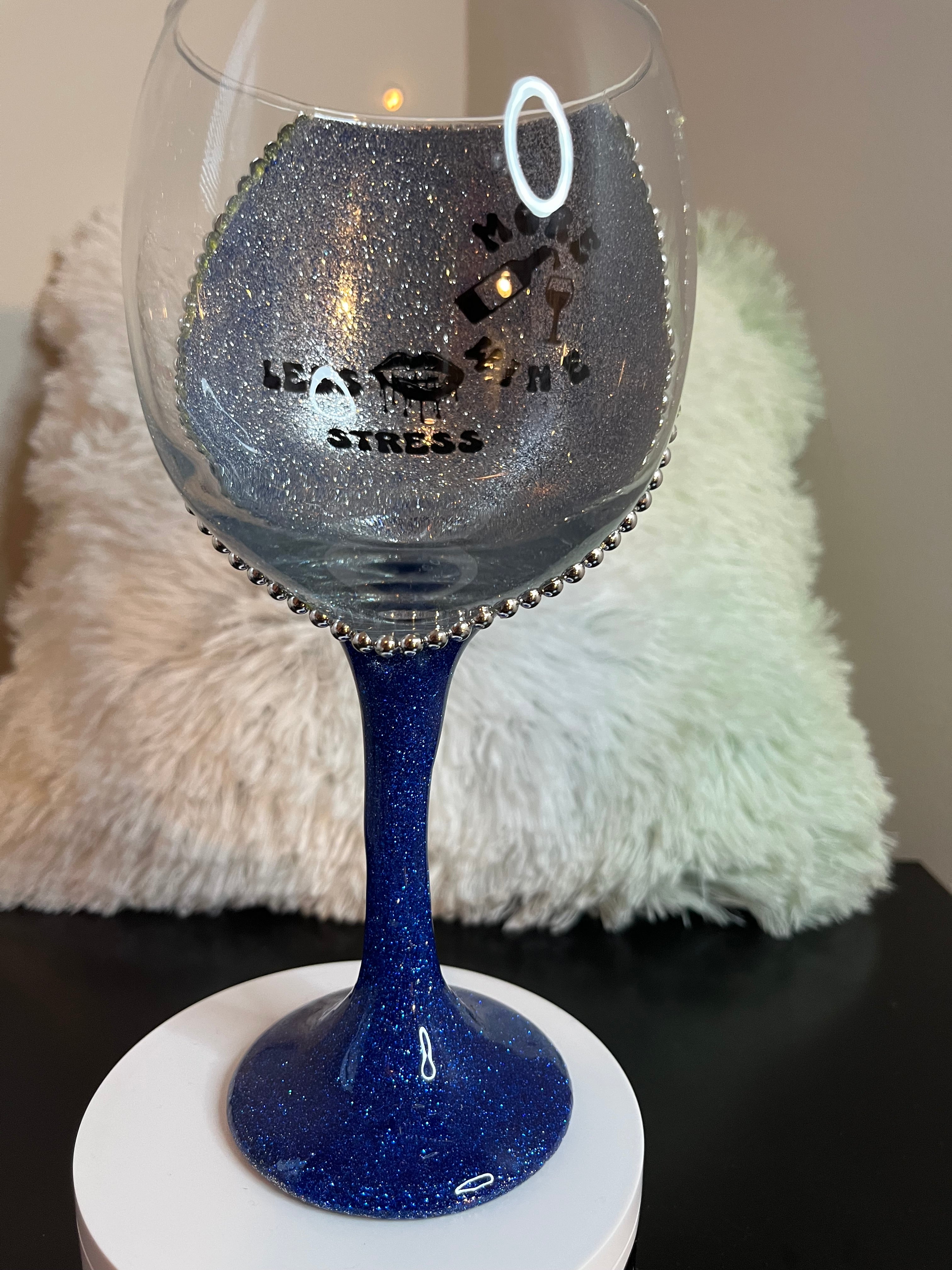 Stem wine glass