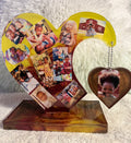 💛 💛 Forever in My Heart Resin Keepsake – Custom Photo Heart Display
